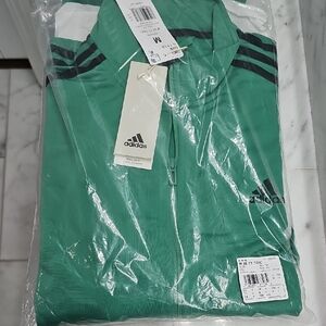 Men's Adidas Emerald Green Zip-Up Jacket